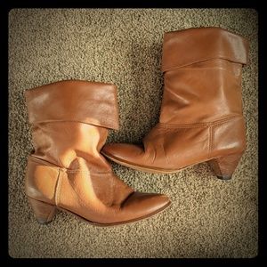 Vintage Kitten Heel Boots